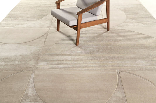 The Triana Rug, Design Rhymes - corner detail highlighting craftsmanship