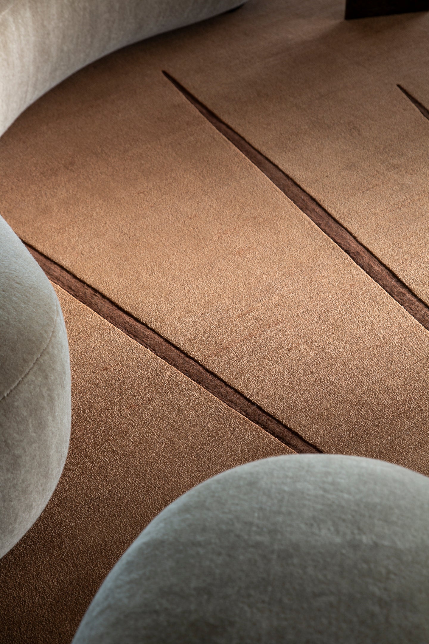 HÃ¤n.03 by Jenni Lauri, Cognac - overhead flat lay view