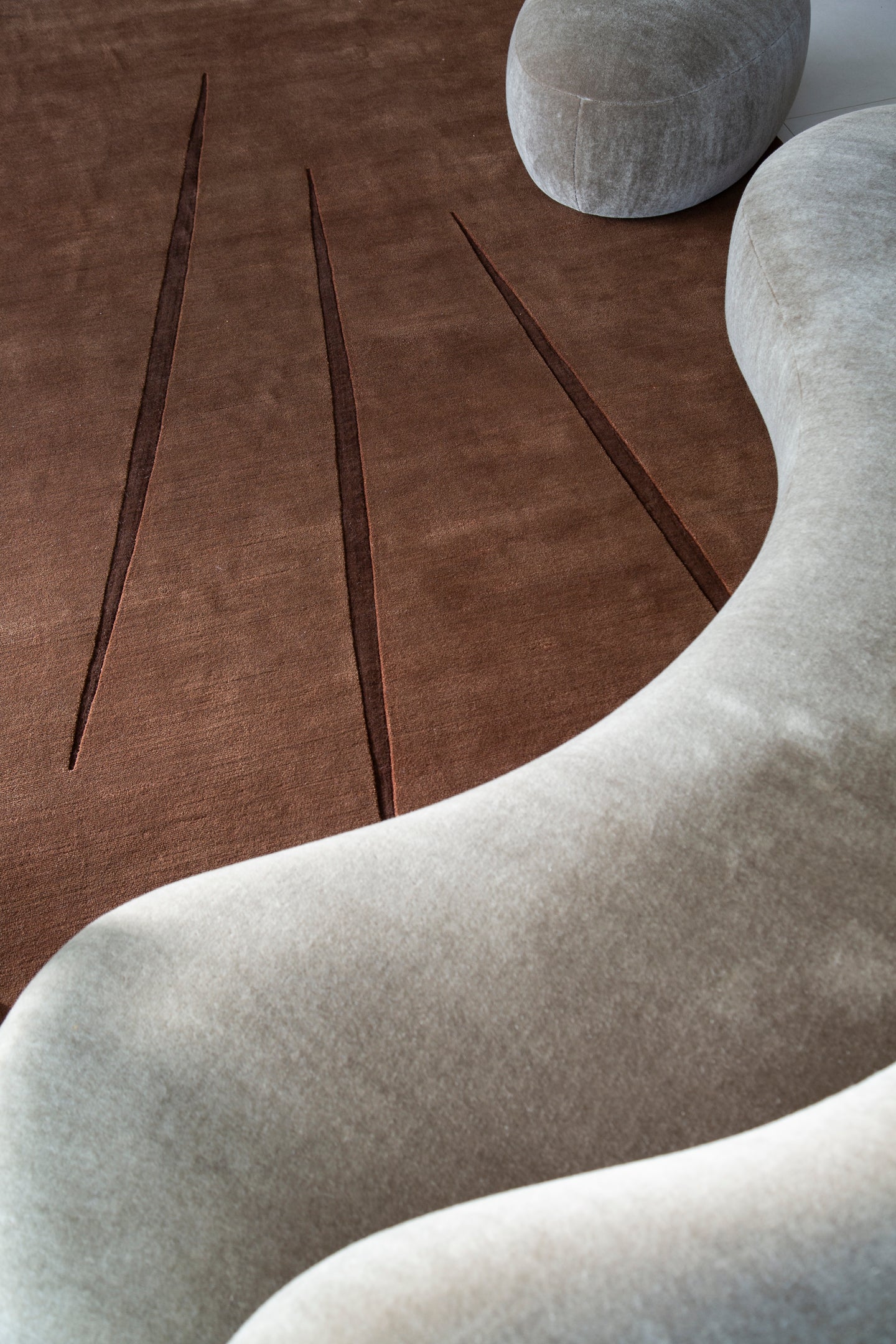 HÃ¤n.03 by Jenni Lauri, Cognac - reverse side showing construction