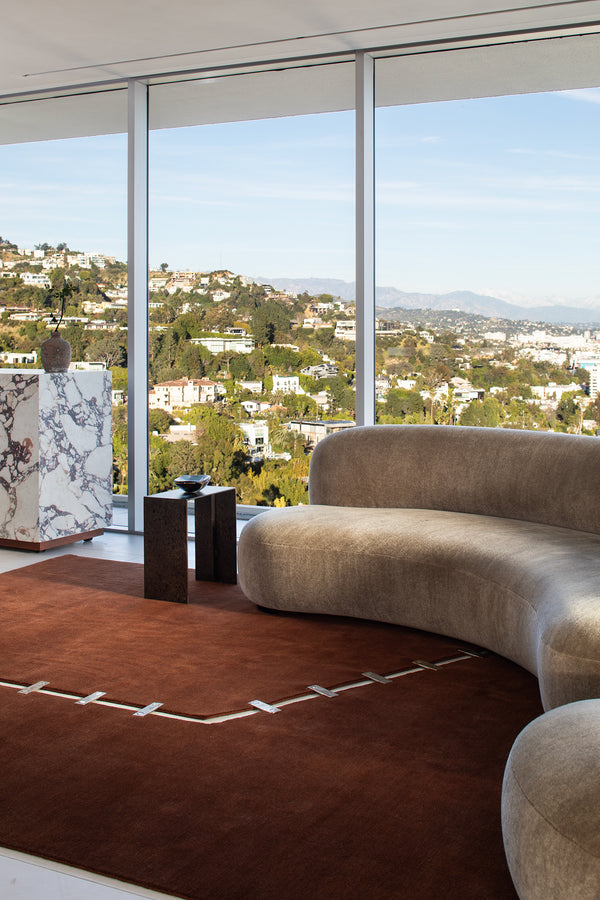 Aava.03 by Jenni Lauri, Dark Cognac - styled in room setting