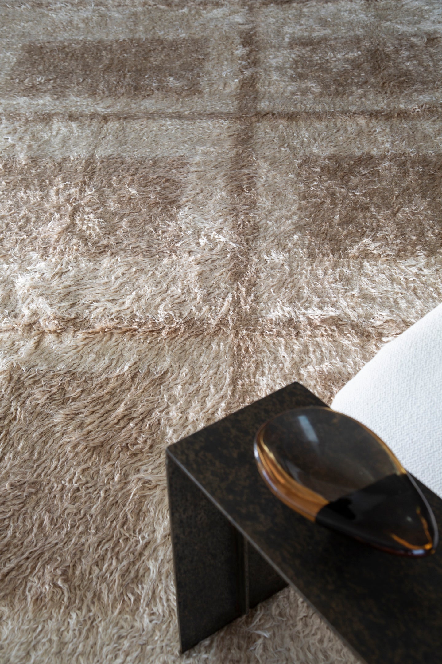 Huurre.03 by Jenni Lauri, Wheat - close-up of weave texture and pile