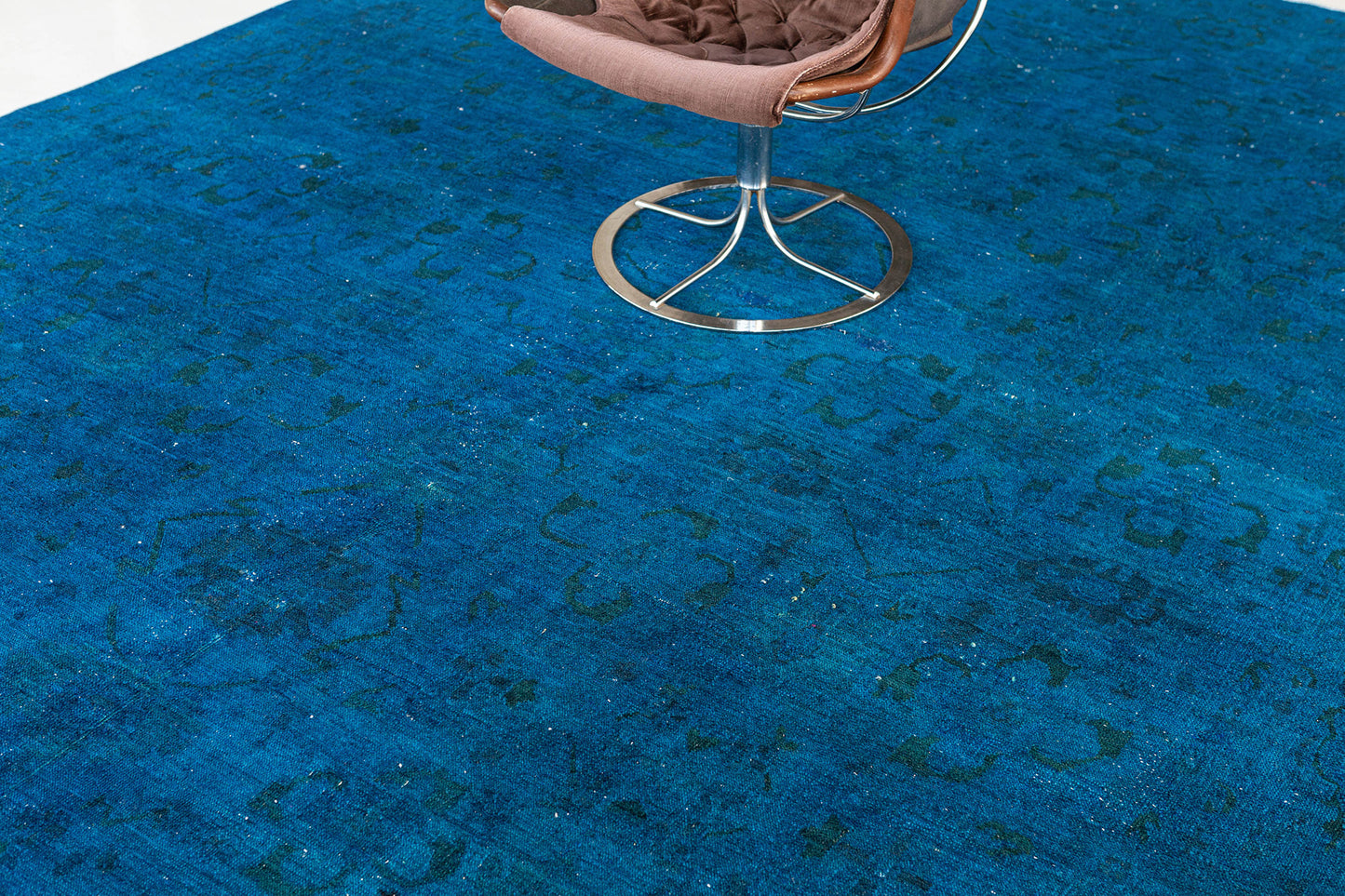 Overdyed Vintage Style Rug
