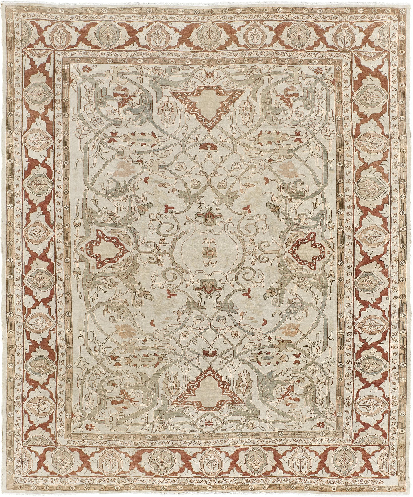 Persian Rug 3329 Vintage Persian Bidjar Rug 1001738