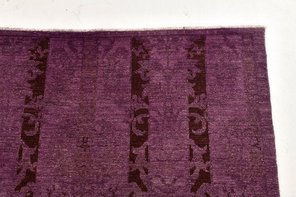 Overdyed Transitional Design Rug - styled in room setting [#1]