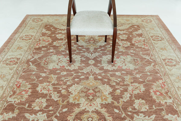 Natural Dye Sultanabad Revival D15 Divine - artisan revival weave - overhead flat lay view