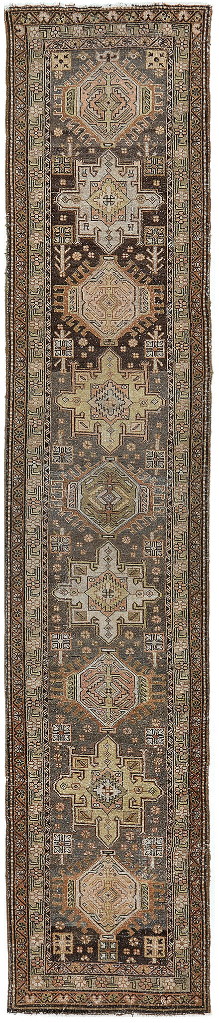 Antique Persian Serapi Runner 10080