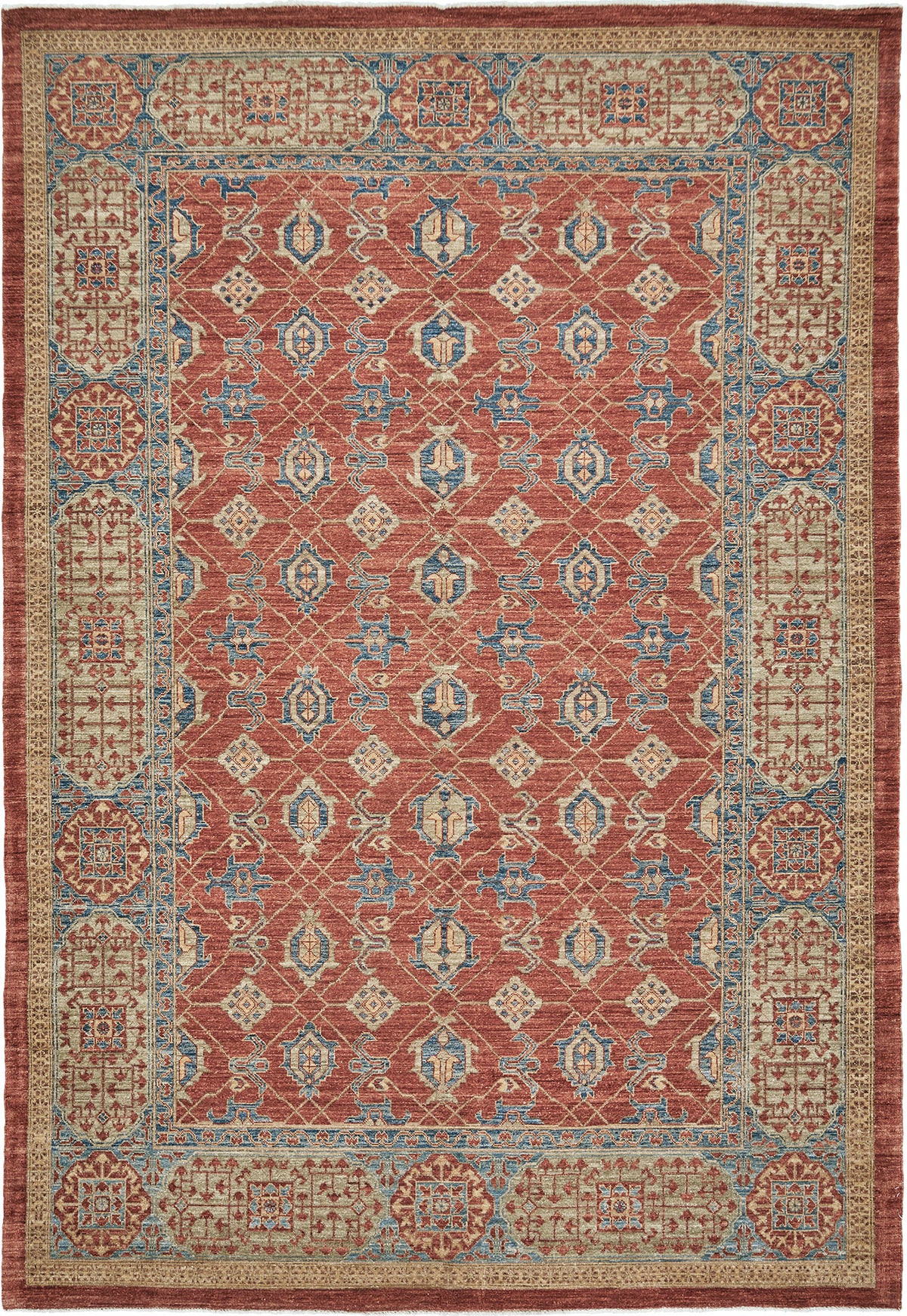 Natural Dye Mamluk Revival Bliss Collection - artisan revival weave - one-of-a-kind handmade area rug (2)