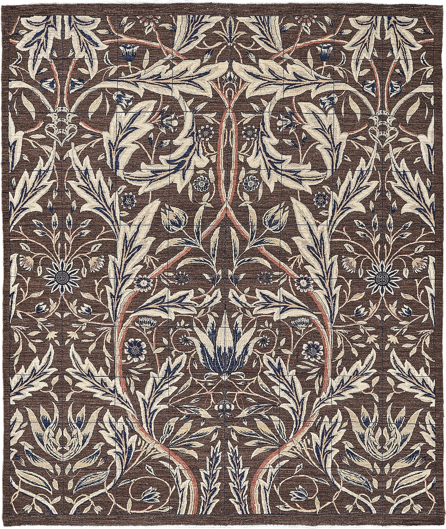 Natural Dye William Morris Design Rug