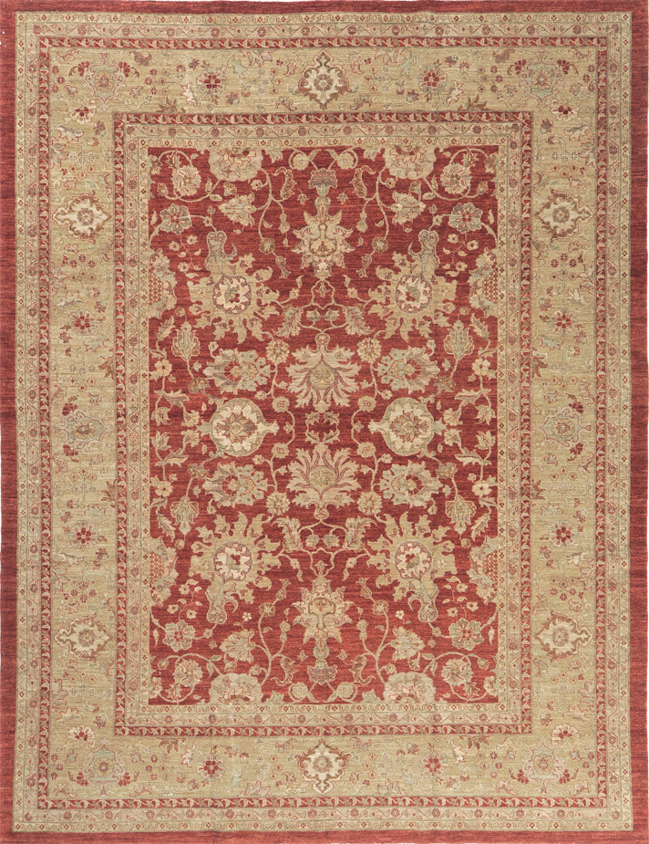 Natural Dye Sultanabad Revival Rug - artisan revival weave - one-of-a-kind handmade area rug [#5]