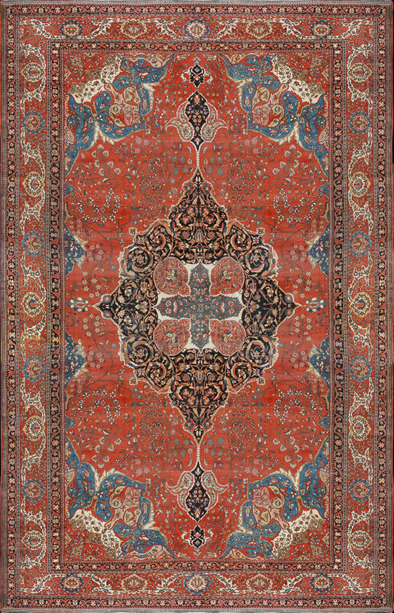Sarouk Farahan - one-of-a-kind handmade area rug