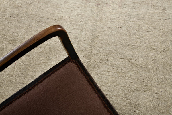 Vintage Style Sultanabad Design Rug - close-up of weave texture and pile [#2]