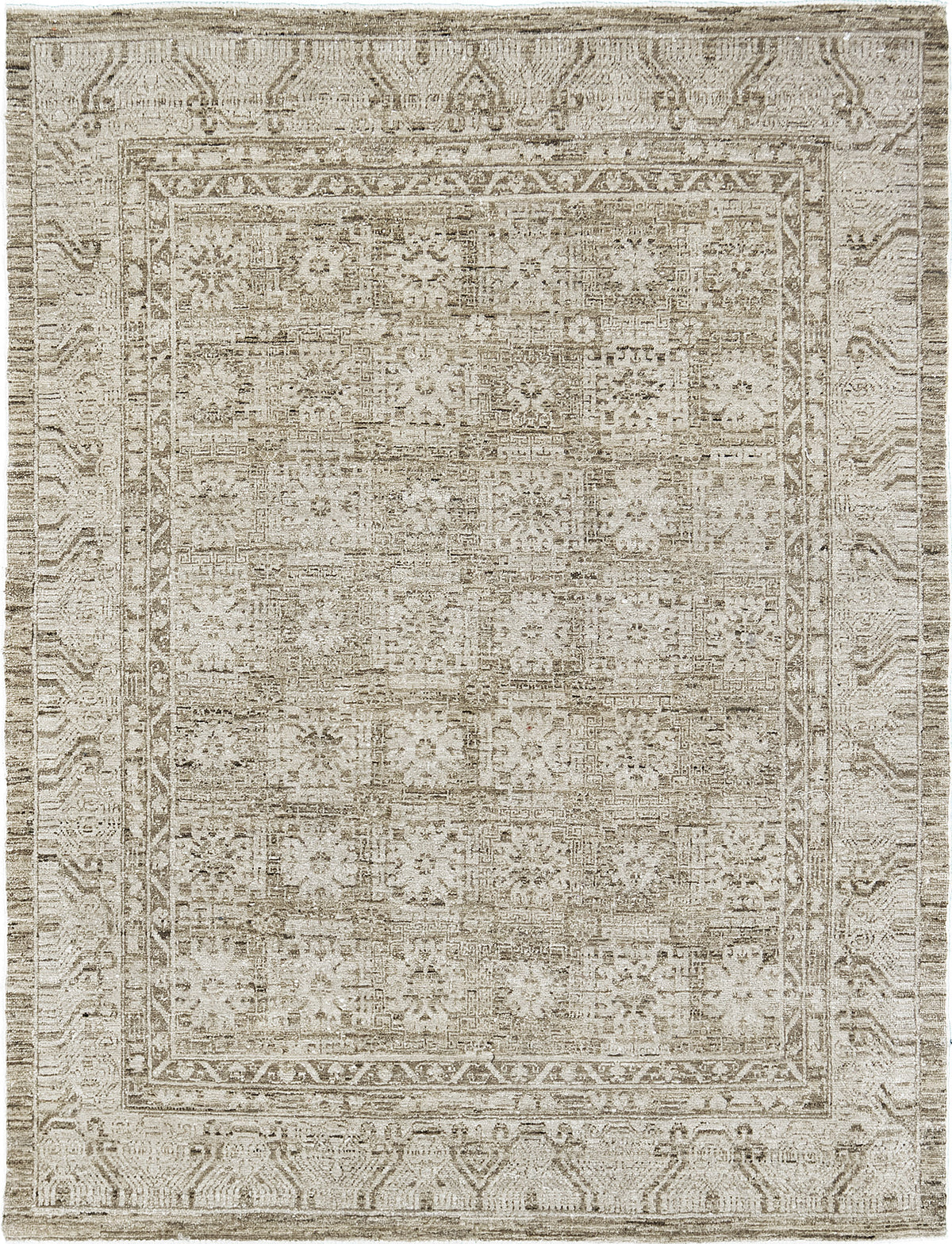 Natural Dye Allover Khotan Design Rapture Collection - East Turkestan Khotan - one-of-a-kind handmade area rug