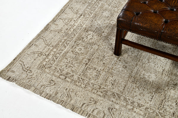 Natural Dye Allover Khotan Design Rapture Collection - East Turkestan Khotan - close-up of weave texture and pile