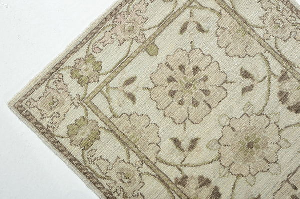 Sultanabad Revival Rug - artisan revival weave - overhead flat lay view [#2]