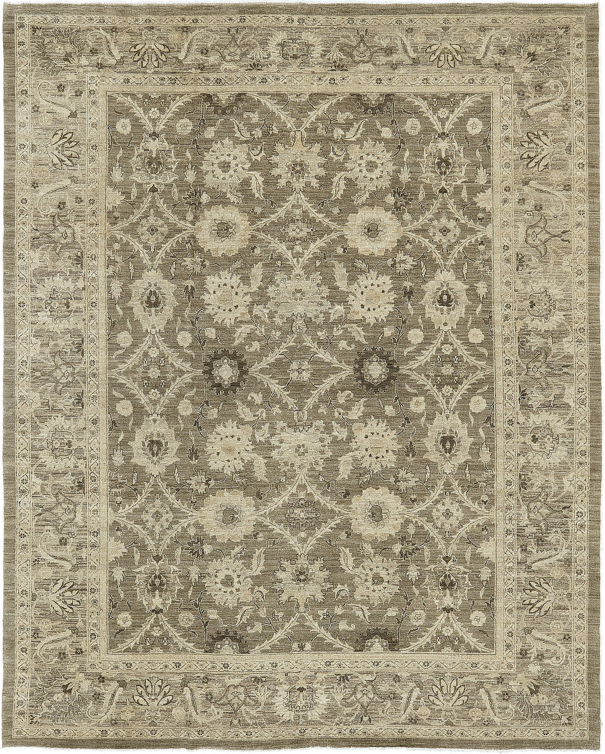 Vintage Style Sultanabad Design Rug - one-of-a-kind handmade area rug (5)