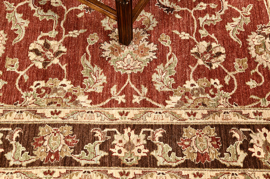 Natural Dye Sultanabad Revival Square Rug