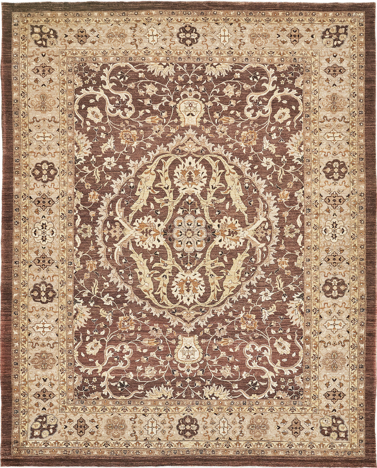 Natural Dye Tabriz Hadji Jallili Rug - one-of-a-kind handmade area rug