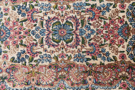 Persian Rug 3722 Vintage Persian Kerman Rug 11437