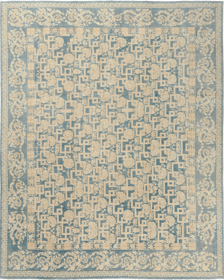 Vintage Style Arts and Crafts Design Rug