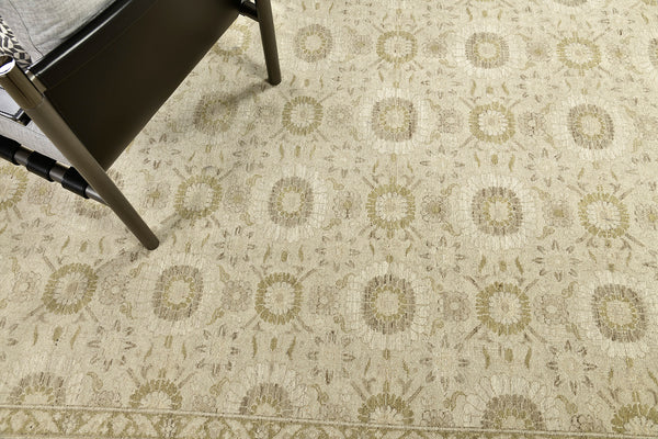 Vintage Style Tabriz Design Rug - styled in room setting [#2] (2)