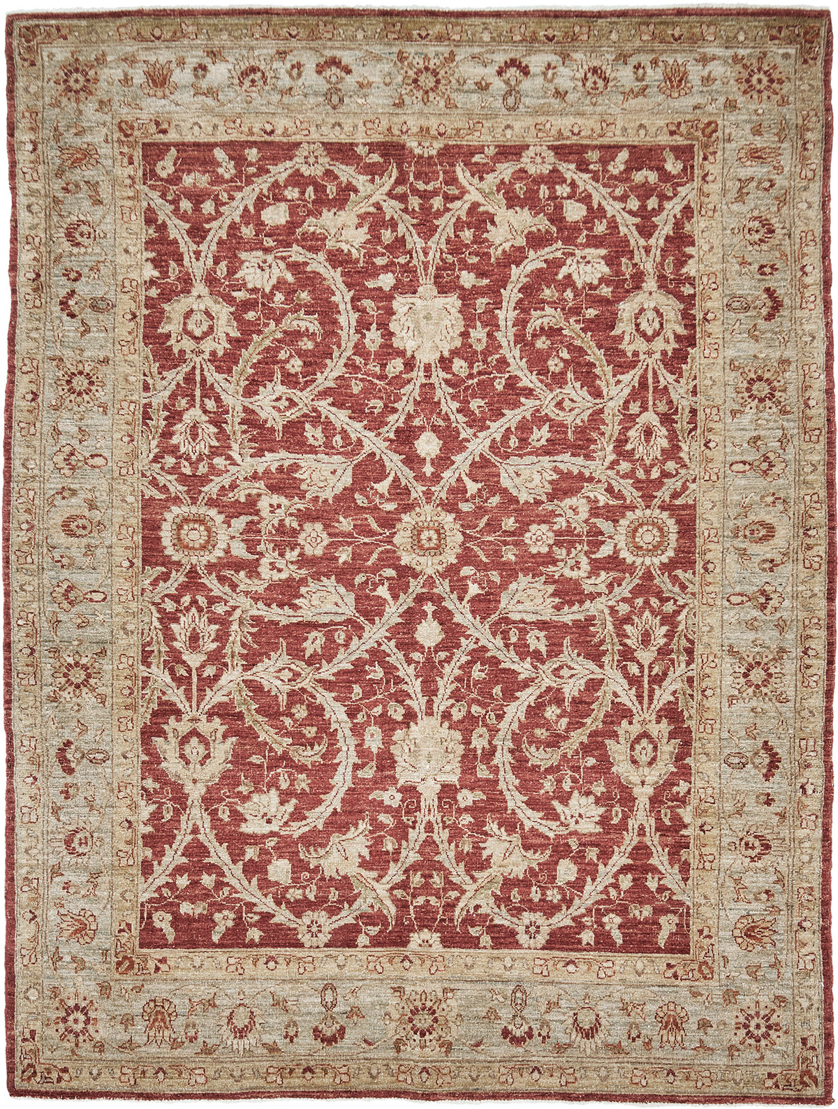 Natural Dye Sultanabad Revival Rug - artisan revival weave - one-of-a-kind handmade area rug [#4]