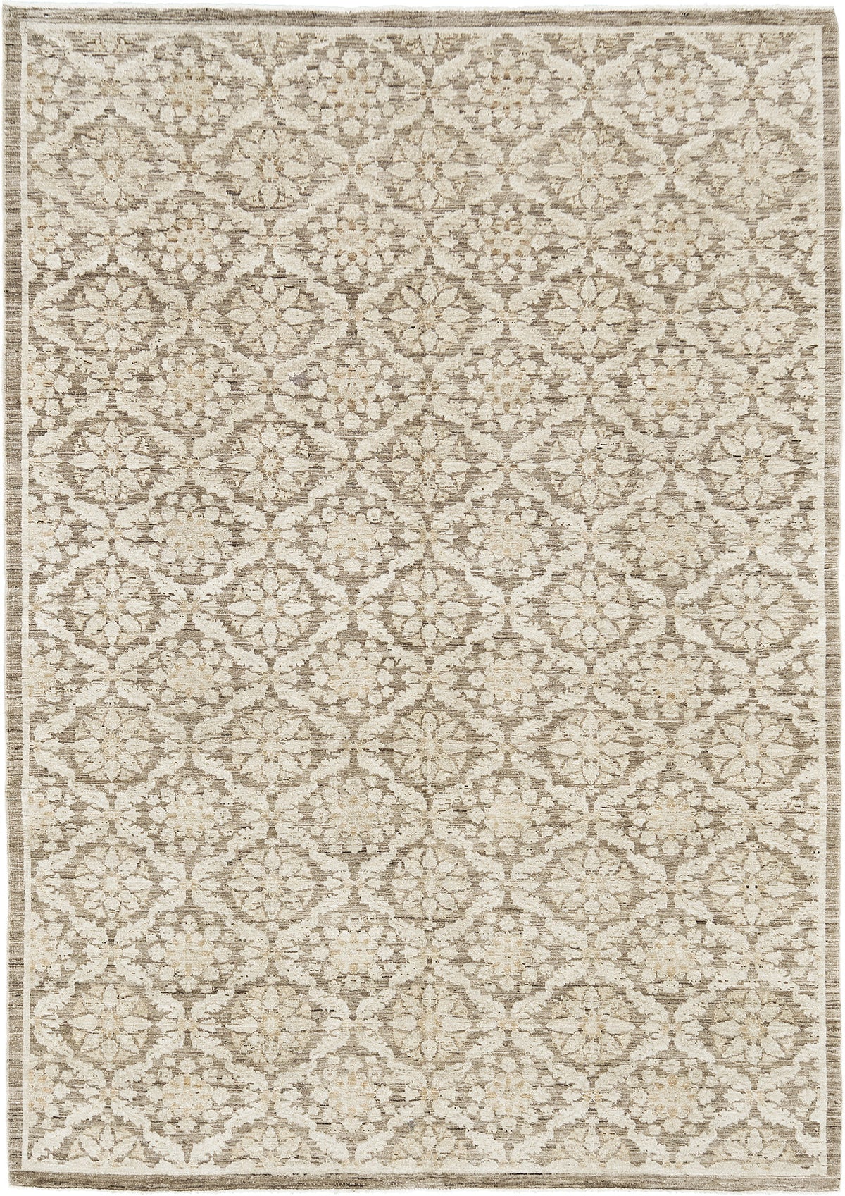Vintage Style Transitional Design Rug - one-of-a-kind handmade area rug [#6]