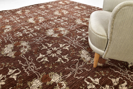 Natural Dye Transitional Design Rug D5069 Bliss