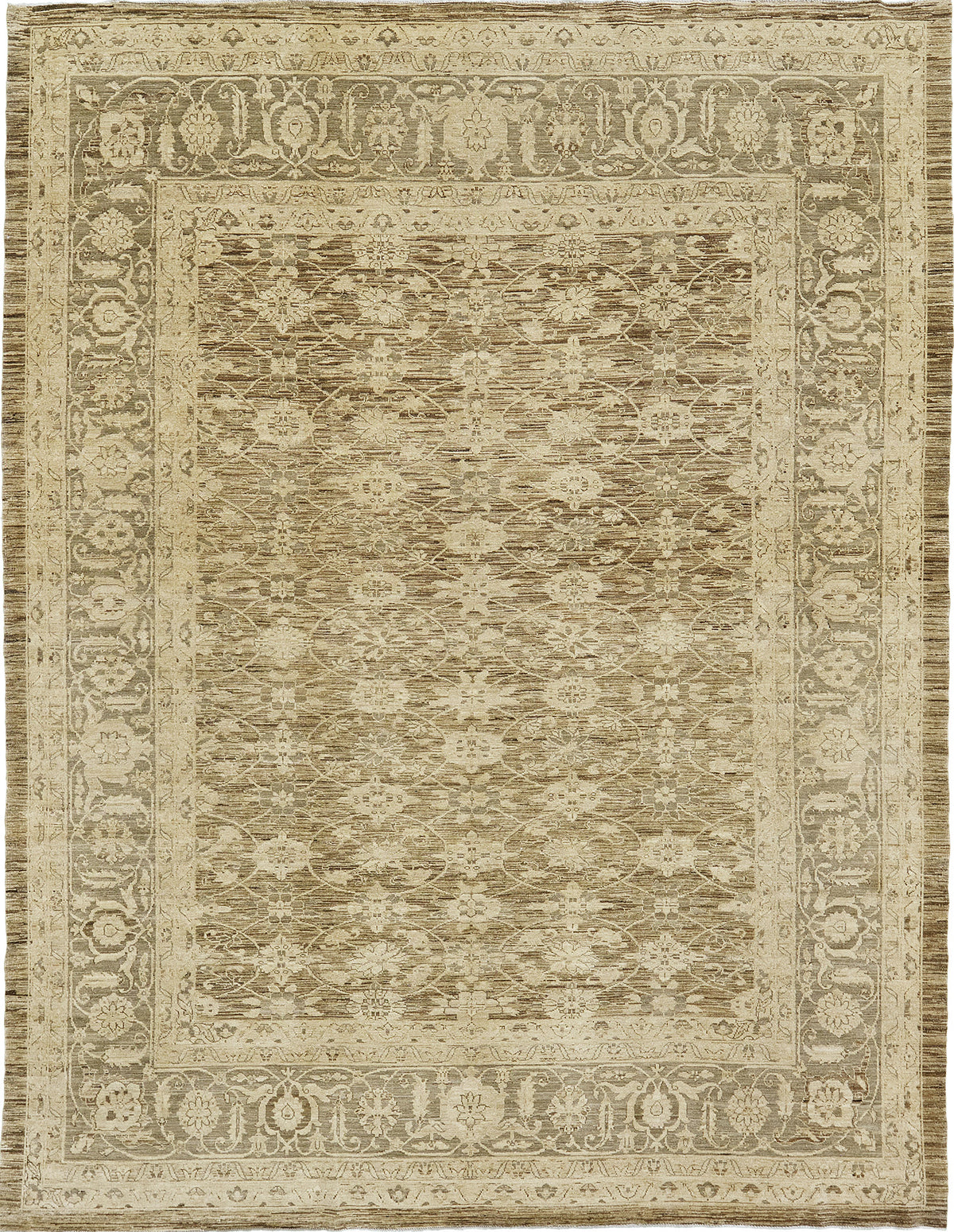 Vintage Style Mahal Revival Rug - artisan revival weave - one-of-a-kind handmade area rug [#1]