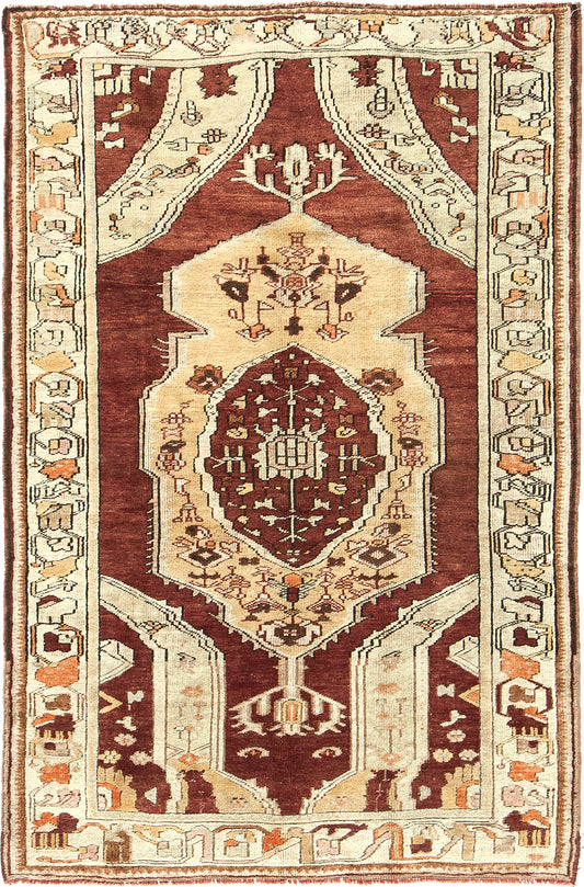 Vintage Turkish Anatolian Rug