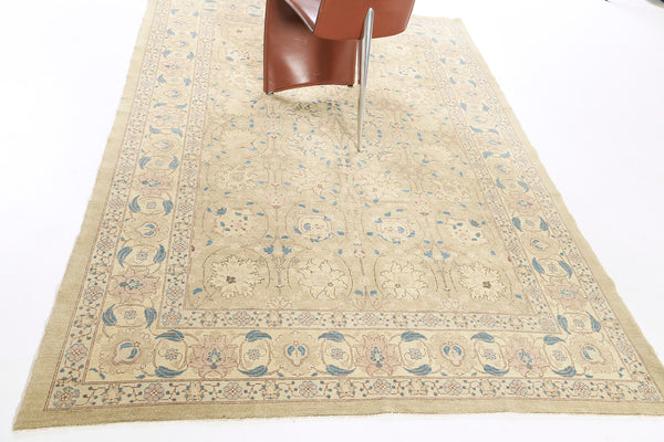 Natural Dye Classic Tabriz Design Rug Fable Collection - styled in room setting (2)