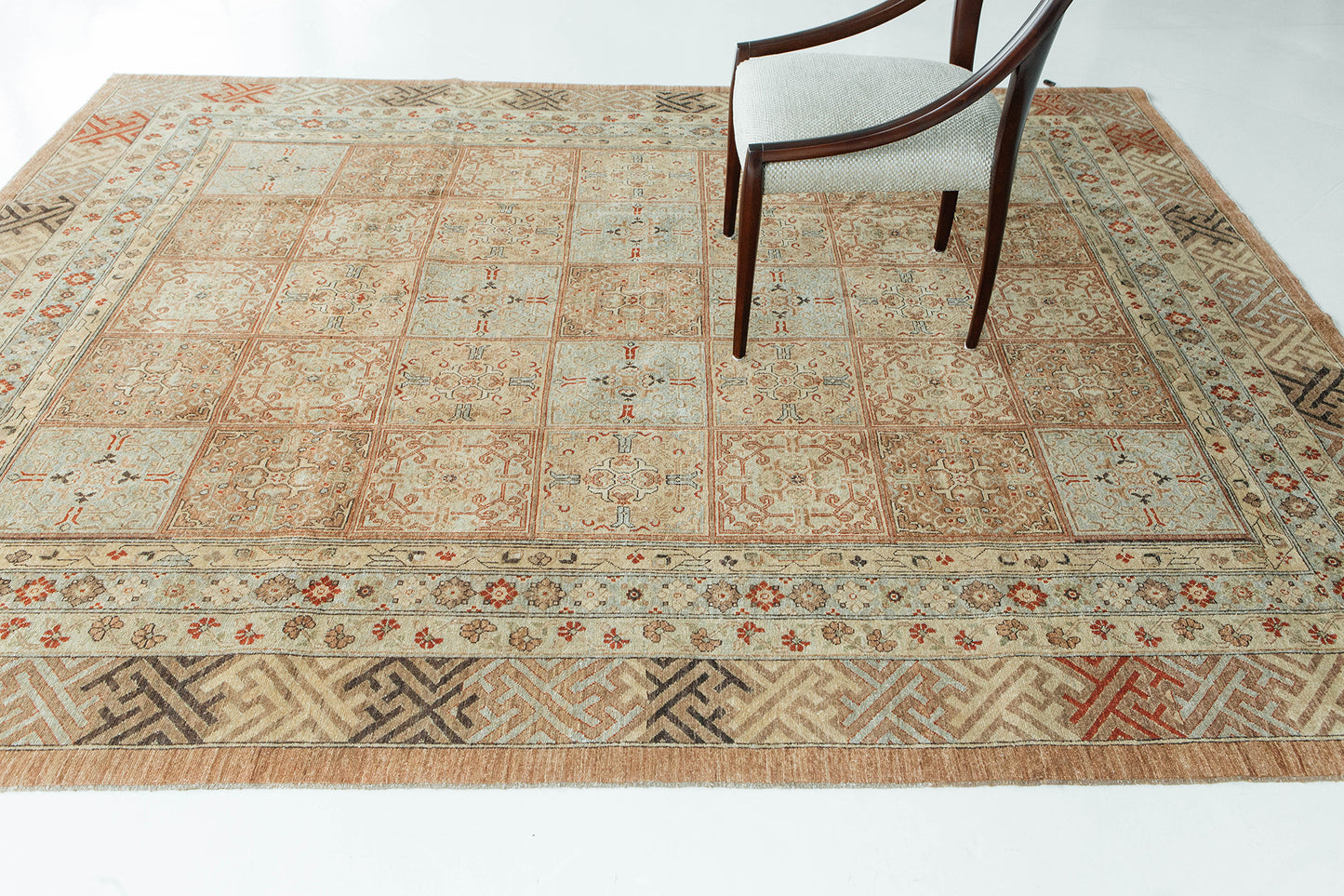 Natural Dye Khotan Panel Design Bliss Collection D5142