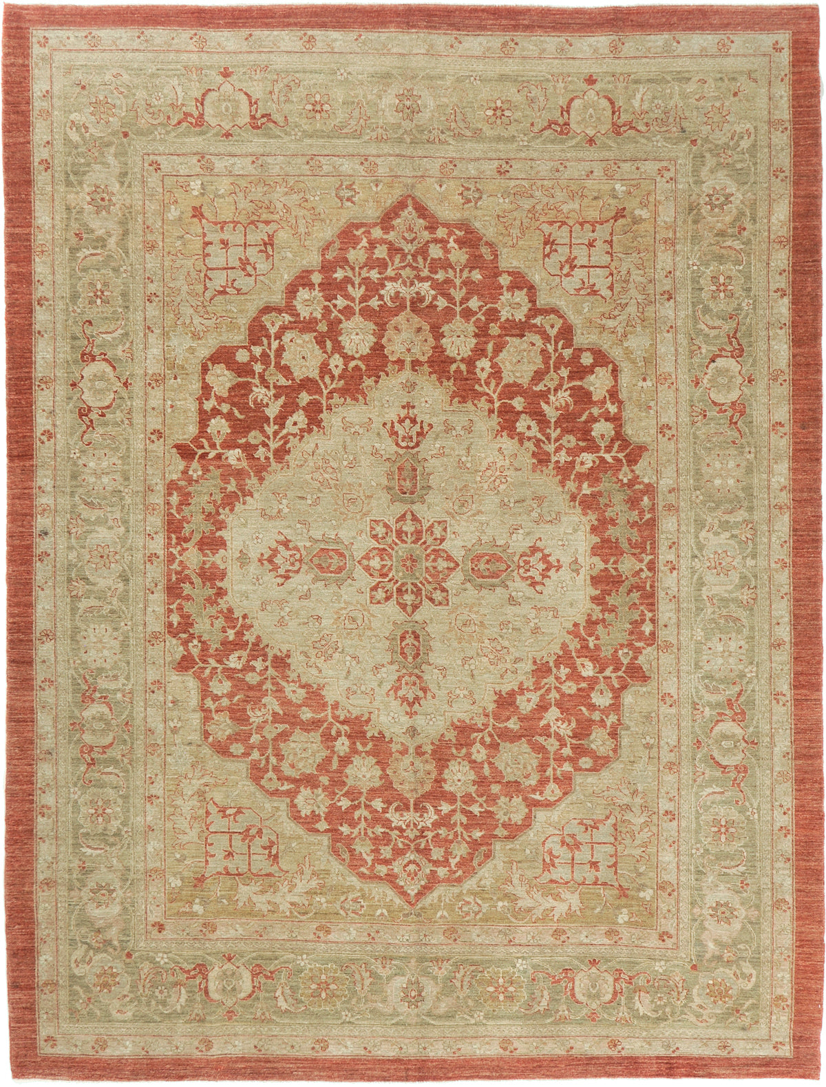 Vintage Serapi Style Revival Rug - artisan revival weave - one-of-a-kind handmade area rug