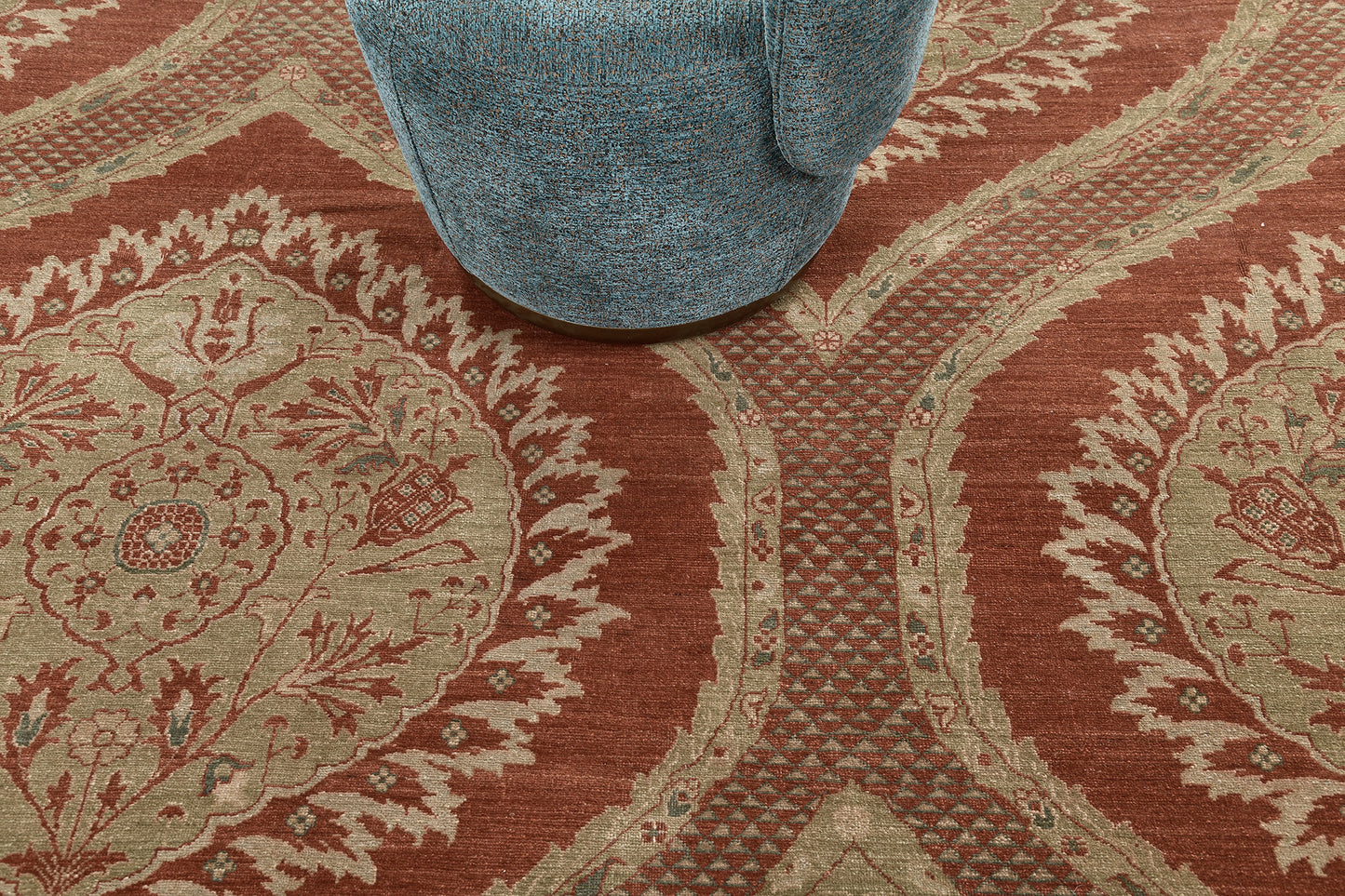 Natural Dye Transitional Design Rug