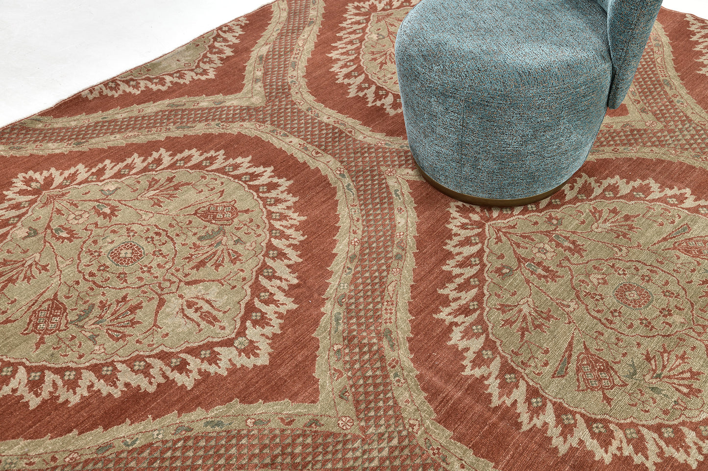 Natural Dye Transitional Design Rug