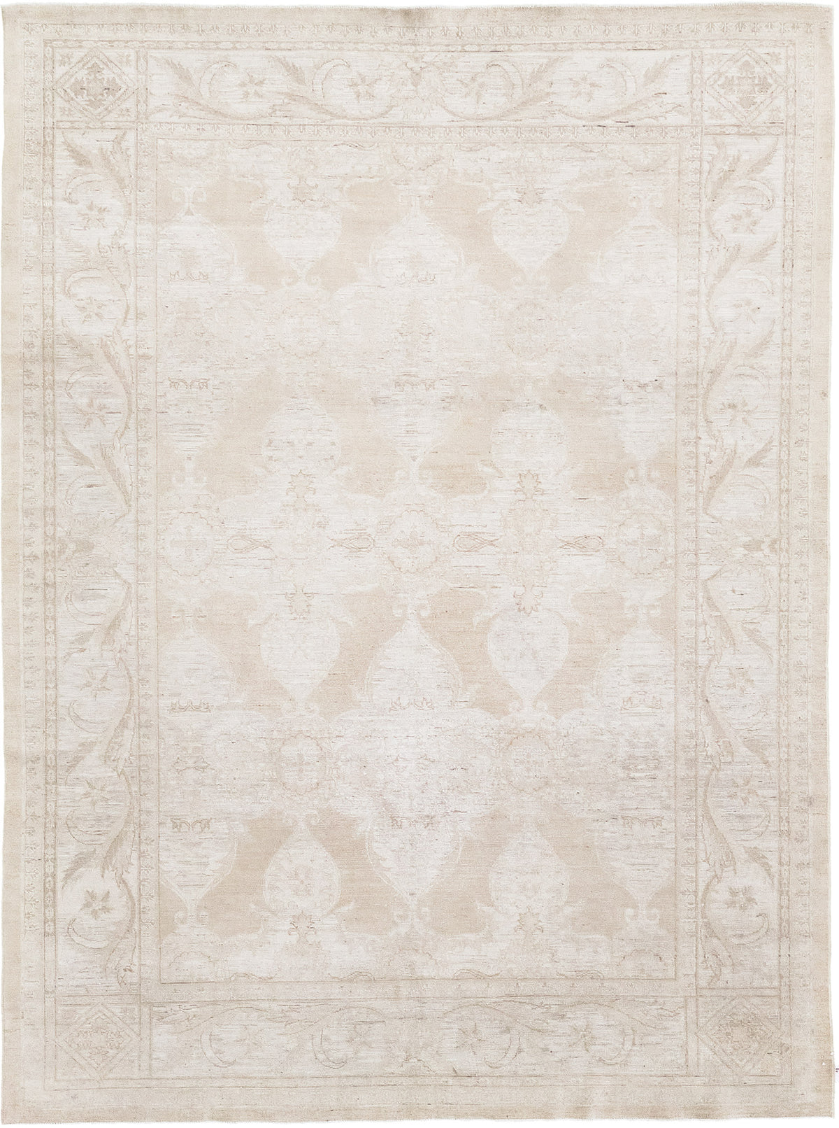 Vintage Style Arts and Crafts Rug - one-of-a-kind handmade area rug [#2] (3)