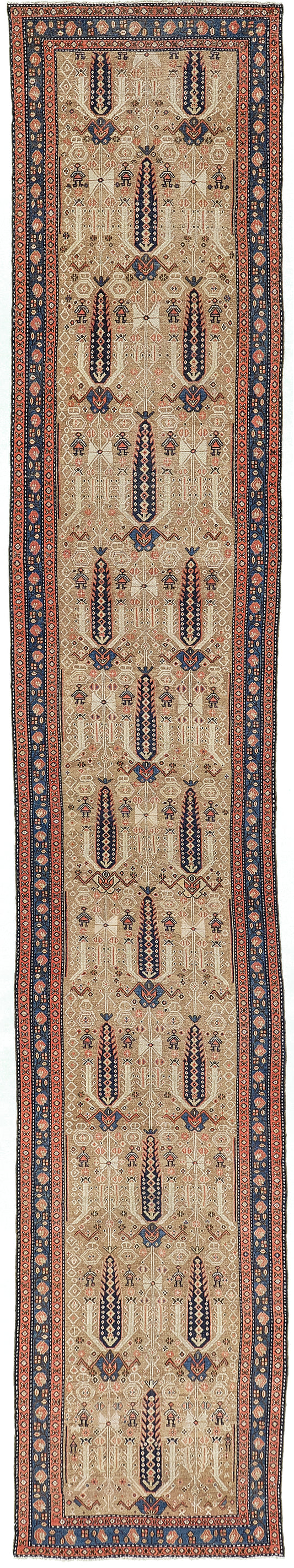 Persian Rug 1851 Antique Persian Sarab Runner 12085