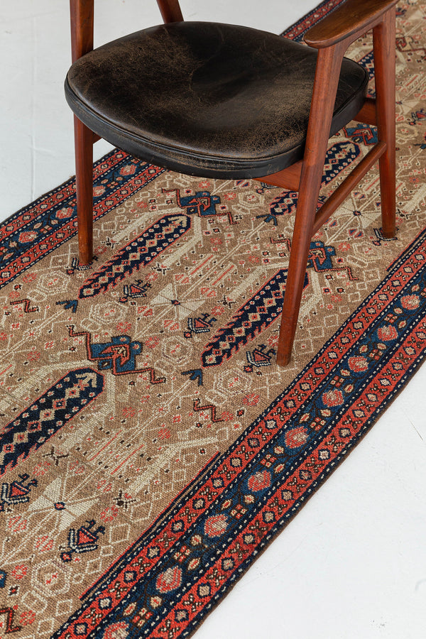 Persian Rug 1854 Antique Persian Sarab Runner 12085