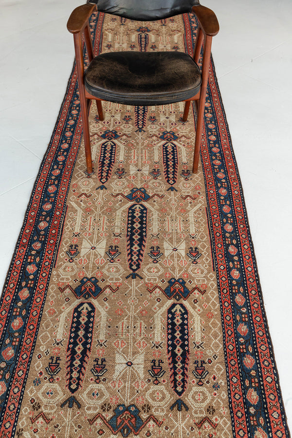 Persian Rug 1856 Antique Persian Sarab Runner 12085