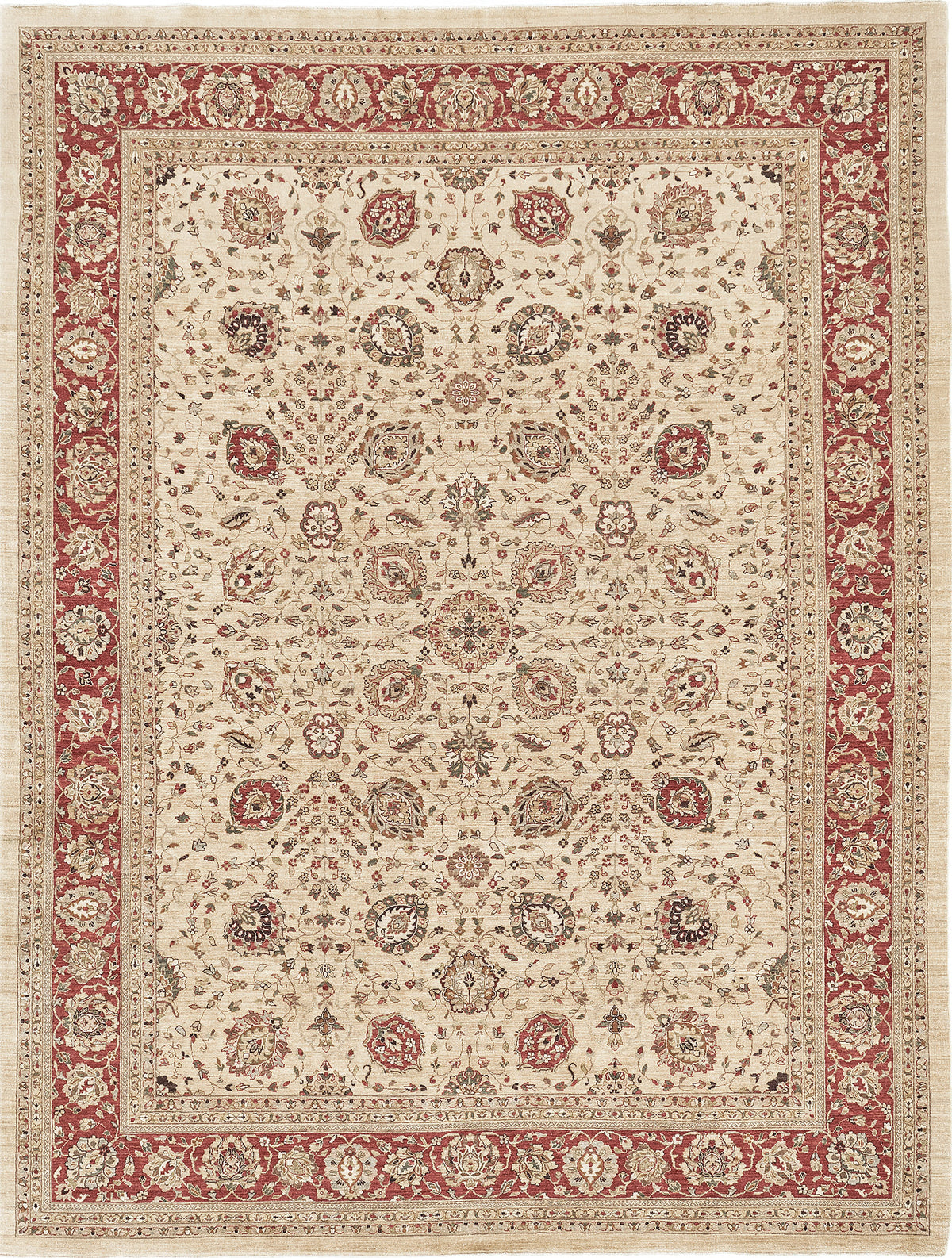 Natural Dye Tabriz Hadji Jallili Revival - artisan revival weave - one-of-a-kind handmade area rug