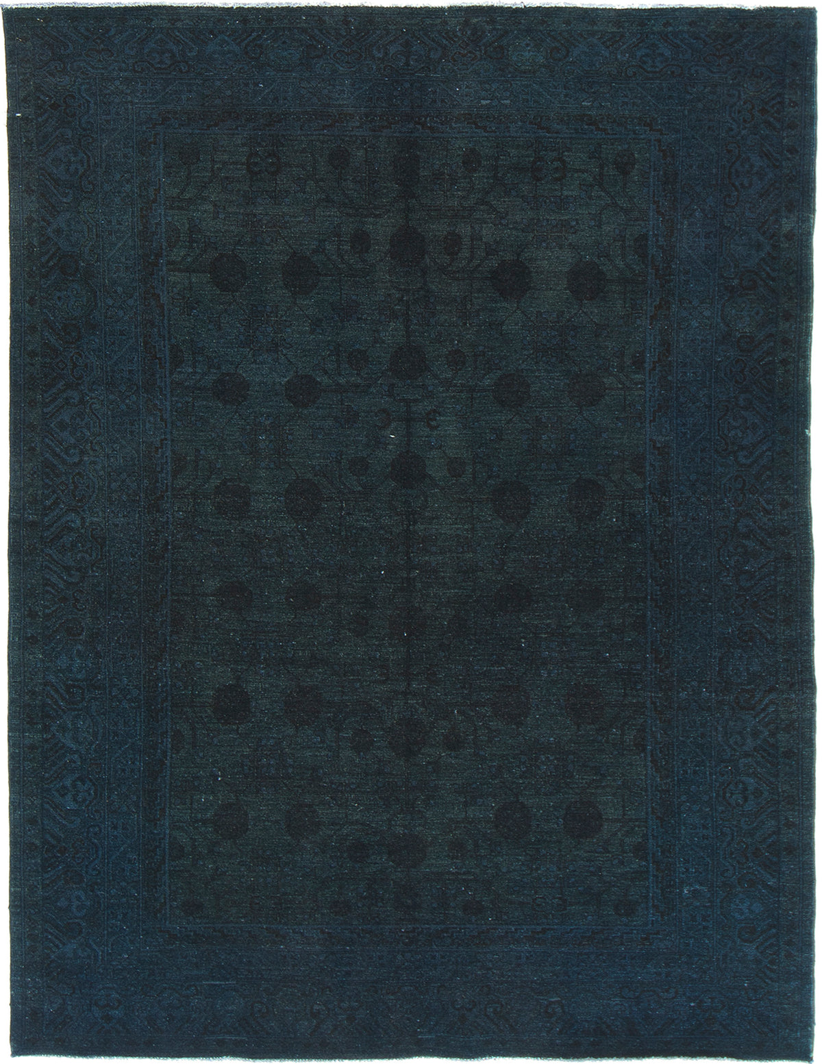 Natural Dye Khotan Style Pomegranate Design Bliss - East Turkestan Khotan - one-of-a-kind handmade area rug