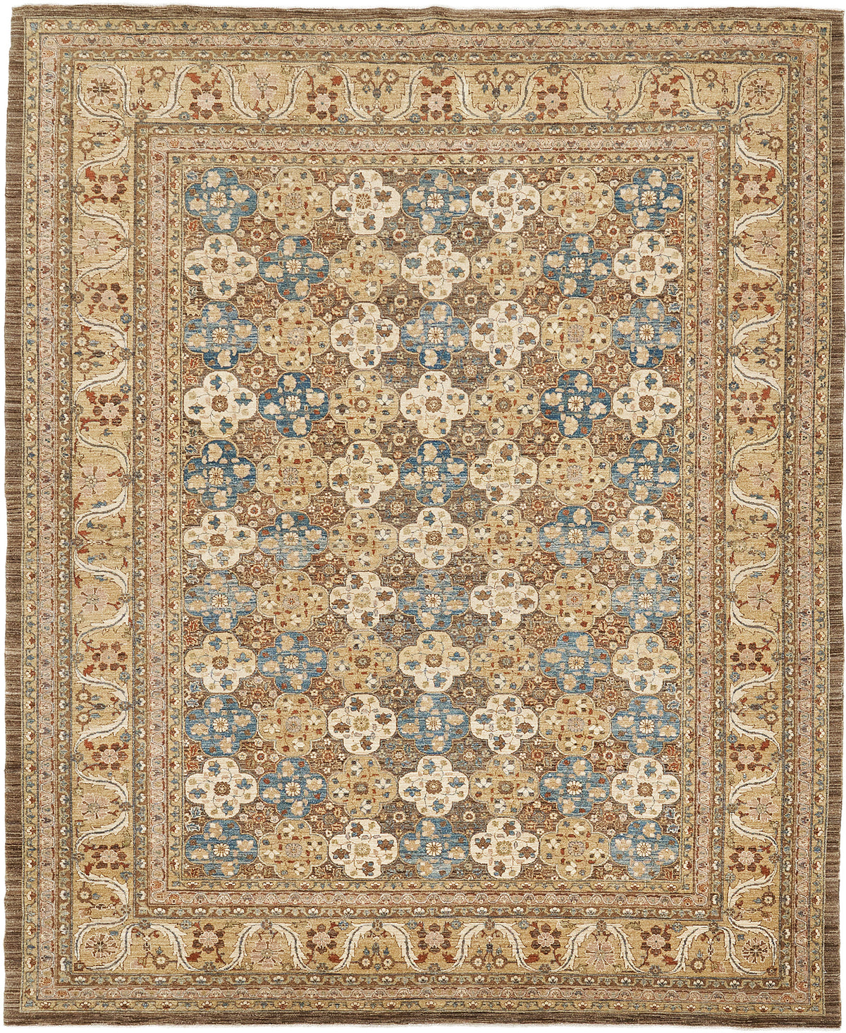 Natural Dye Tabriz Revival Rug - artisan revival weave - one-of-a-kind handmade area rug