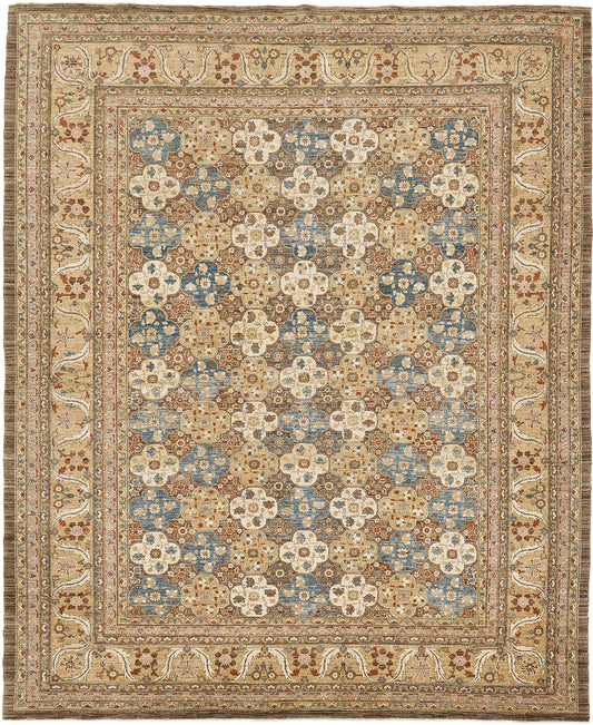 Natural Dye Tabriz Revival Rug
