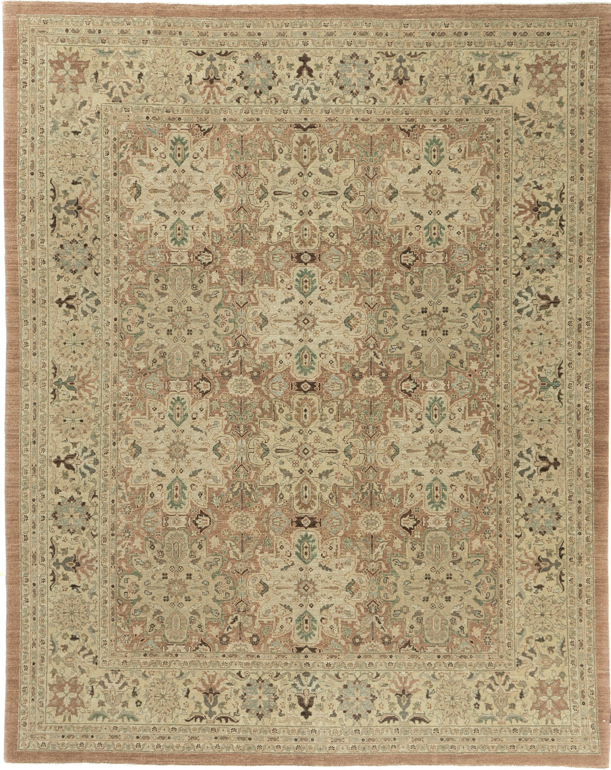 Natural Dye Sarouk Farahan Revival - artisan revival weave - one-of-a-kind handmade area rug