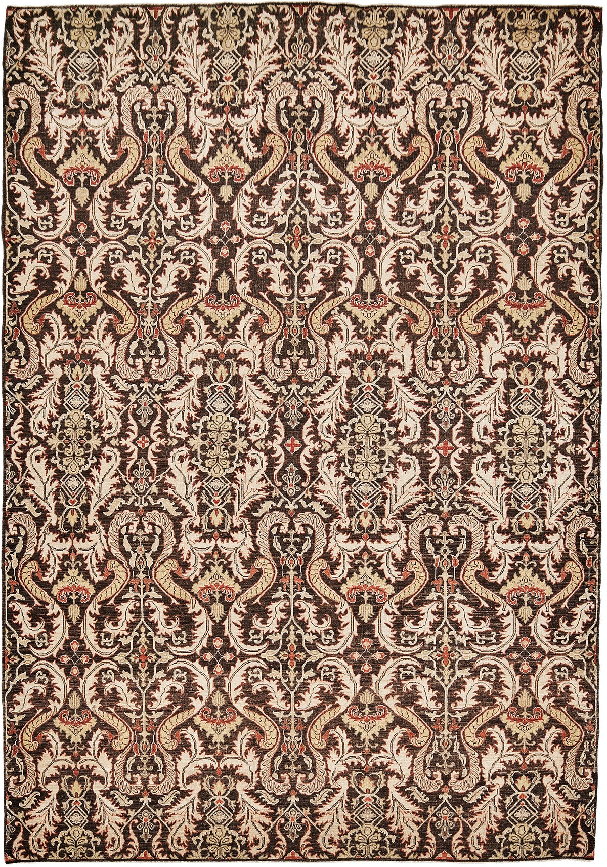 Natural Dye Transitional Rug Design Fable - one-of-a-kind handmade area rug (2)