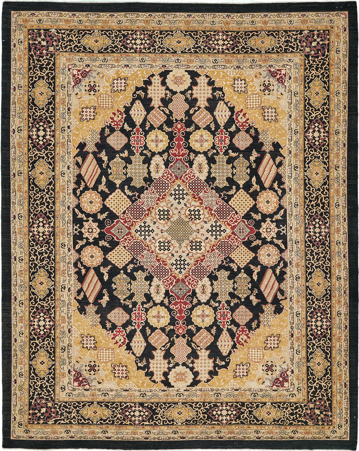 Natural Dye Kashan Mohtasham Revival Fable - artisan revival weave - one-of-a-kind handmade area rug [#1]