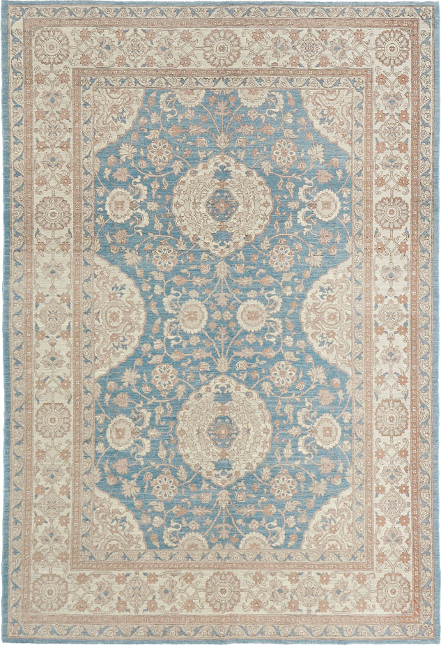 Vintage Style Amritsar Design Rug - one-of-a-kind handmade area rug