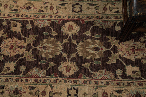 Natural Dye Sultanabad Design Runner Divine - narrow runner - styled in room setting (2)