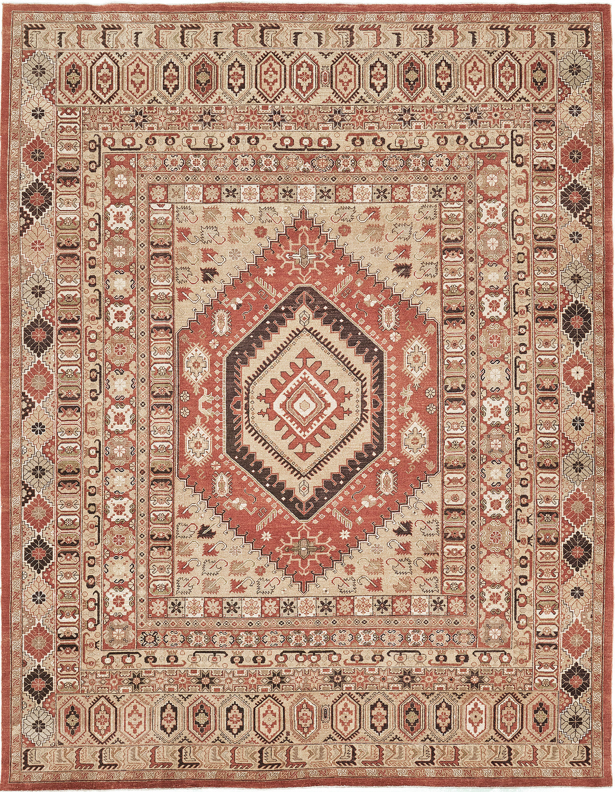 Vintage Style Gashgai Revival Rug - artisan revival weave - one-of-a-kind handmade area rug