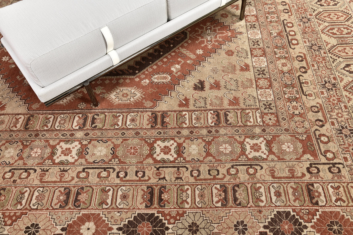 Vintage Style Gashgai Revival Rug