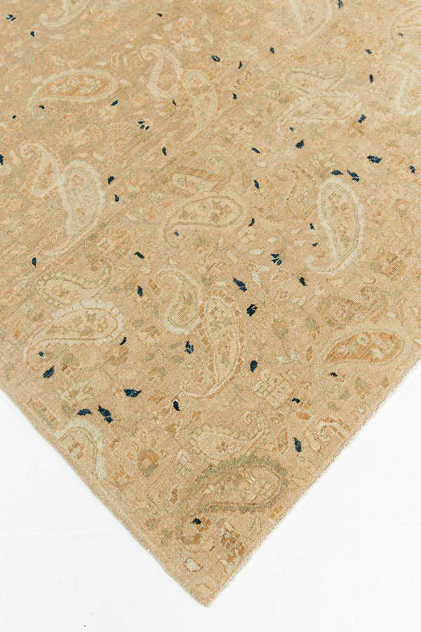 Natural Dye Transitional Design Rug Bliss Collection - styled in room setting